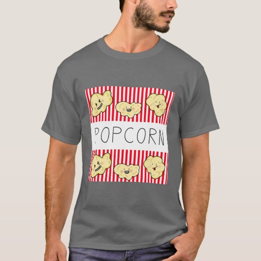 Popcorn Fun – Snack Lover’s T-Shirt (Voorkant)