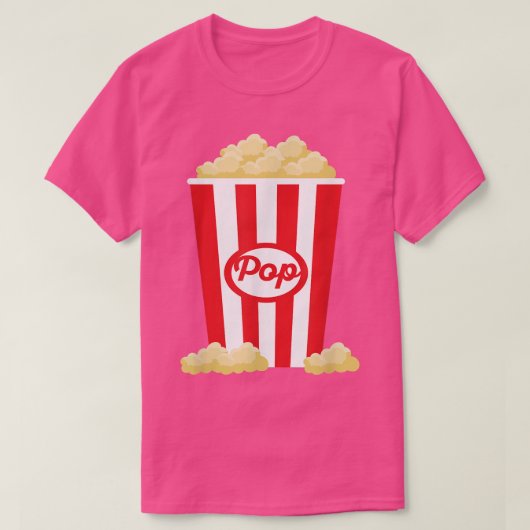 Popcorn Funny Last Minute Halloween Costume T-shirt (Design voorkant)