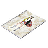 Popcorn Girl-laptop Notitieboek (Linkerzijde)