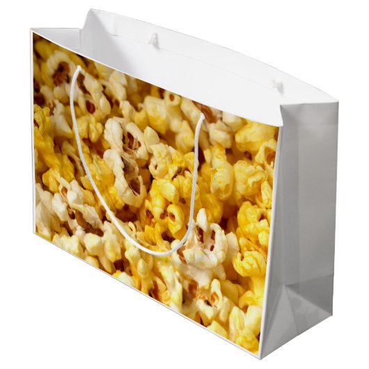Popcorn Groot Cadeauzakje (Achterkant Gekanteld)