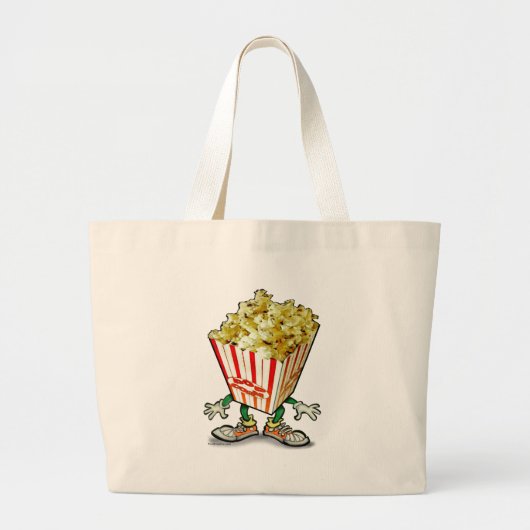 Popcorn Grote Tote Bag (Voorkant)