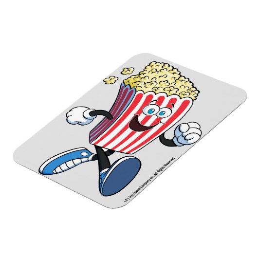 Popcorn Guy. Flexibel magneet (Linkerzijde)