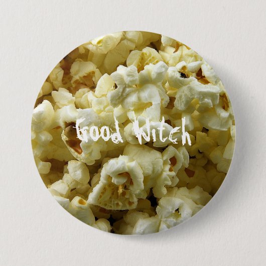 popcorn Halloween Ronde Button 7,6 Cm (Voorkant)