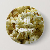 popcorn Halloween Ronde Button 7,6 Cm (Voorkant)