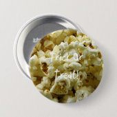 popcorn Halloween Ronde Button 7,6 Cm (Voorkant /achterkant)