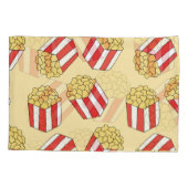 Popcorn hand getrokken, kleurrijk naadloos patroon kussensloop (Achterkant)