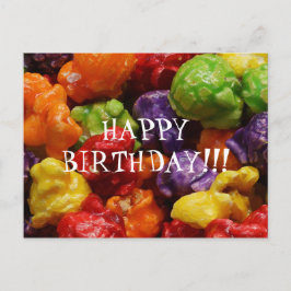 Popcorn Happy Birthday Briefkaart