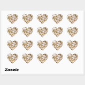 Popcorn Hart Sticker (Vel)