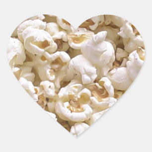 Popcorn Hart Sticker