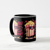 Popcorn Heart Pop Valentine Design Mok (Voorkant links)