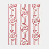 Popcorn Home Movie Theater Fleece Deken (Voorkant)