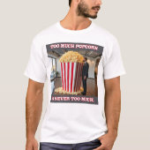 Popcorn Iedereen mannen wit T-shirt (Voorkant)