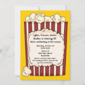 Popcorn Invitation Kaart (Voorkant)