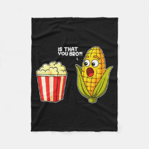 Popcorn Is Dat Jij Bro Mals Grappig Voedsel Punt S Fleece Deken