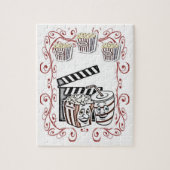 Popcorn Jigzaag Puzzle Legpuzzel (Verticaal)