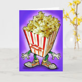 Popcorn Kaart (Gele Bloem)