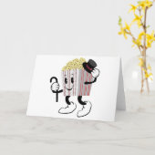 Popcorn Kaart (Gele Bloem)