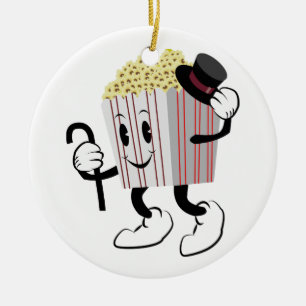 Popcorn Keramisch Ornament