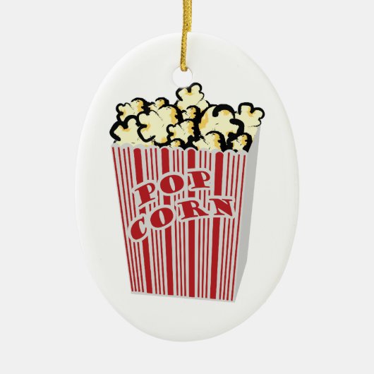 Popcorn Keramisch Ornament (Voorkant)