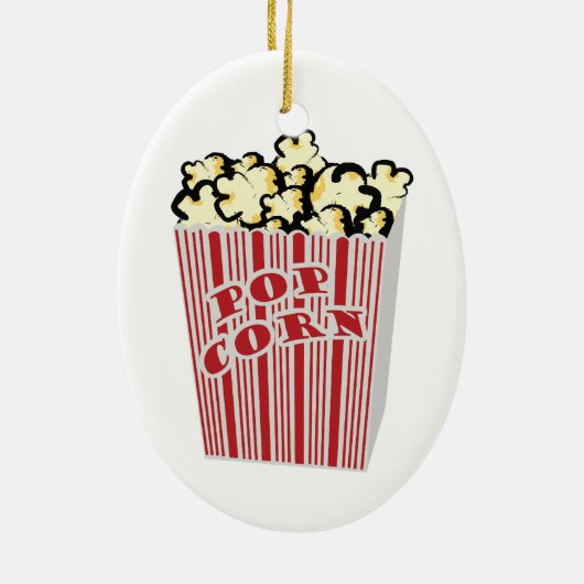 Popcorn Keramisch Ornament (Achterkant)
