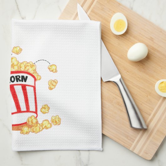 Popcorn - keukenhanddoek (Quarter Fold)