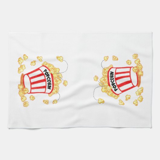 Popcorn - keukenhanddoek (Horizontaal)