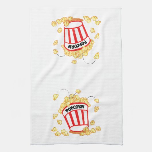 Popcorn - keukenhanddoek (Verticaal)