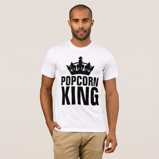POPCORN KING T-SHIRTS (Voorkant volledig)