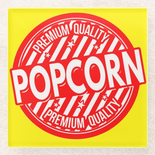 *Popcorn* Label Top Onderzetter (Voorkant)
