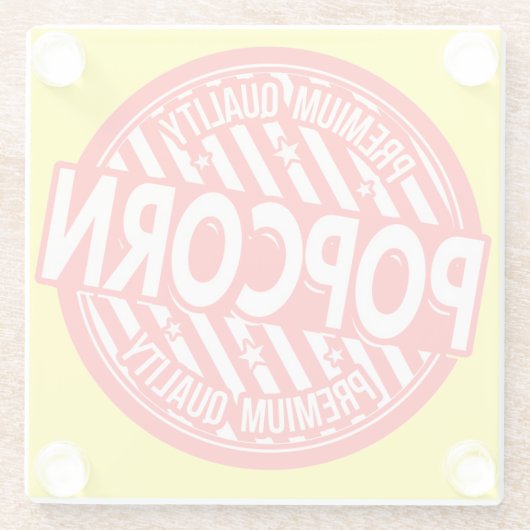 *Popcorn* Label Top Onderzetter (Achterkant)