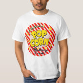  Popcorn Logo en T-Shirt (Voorkant)