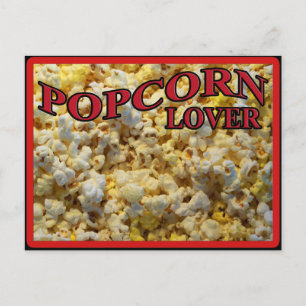 Popcorn Lover Gifts en Apparel Briefkaart