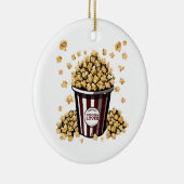 Popcorn Lover Keramisch Ornament (Rechts)