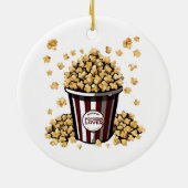 Popcorn Lover Keramisch Ornament (Achterkant)