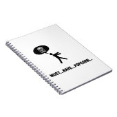 Popcorn Lover Notitieboek (Rechterzijde)