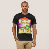 Popcorn Lovers Movie Marquee T-Shirt (Voorkant volledig)
