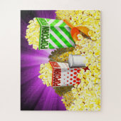 Popcorn Lovers Puzzle,56 overmaatse stukken Legpuzzel (Verticaal)