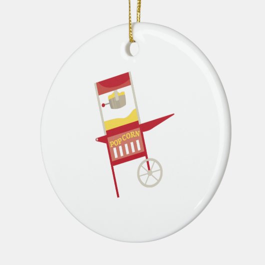 Popcorn-machine Keramisch Ornament (Links)