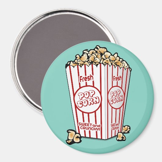 Popcorn Magneet (Voorkant / Achterkant)