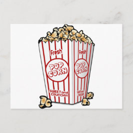popcorn maïssnack filmavond pret briefkaart