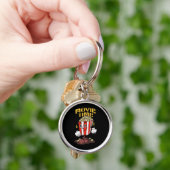 Popcorn Mascotte Cartoon Sleutelhanger (Hand)