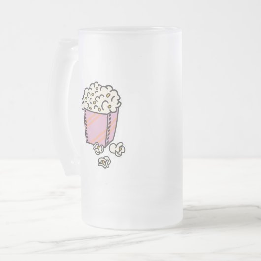 popcorn matglas bierpul (Voorkant links)
