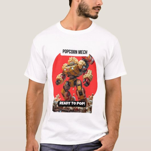 Popcorn Mech T-shirt (Voorkant)