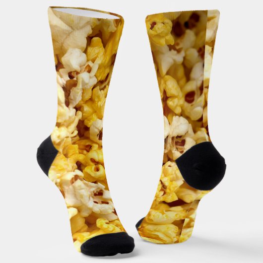 Popcorn met boter sokken (Gebogen)