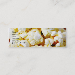 Popcorn Mini Visitekaartje