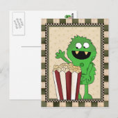 Popcorn Monster voegt briefkaart toe (Voorkant / Achterkant)