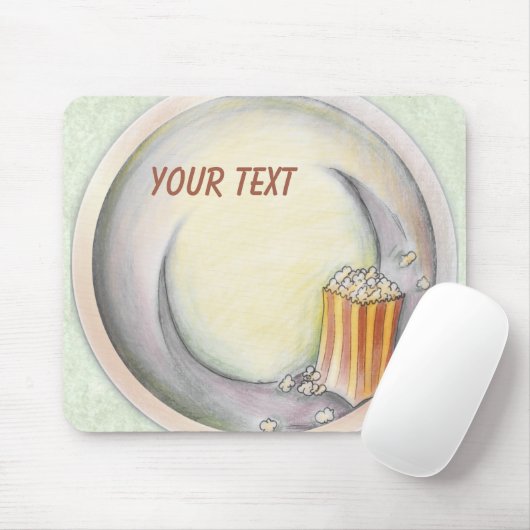 Popcorn Mousepad Muismat (Met muis)