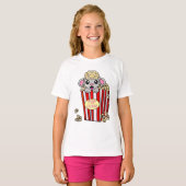 Popcorn Movie Cute Sheep T-shirt (Voorkant volledig)
