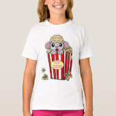 Popcorn Movie Cute Sheep T-shirt (Voorkant)