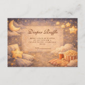 Popcorn Movie Magic Diapper Raffle Informatiekaartje (Voorkant)